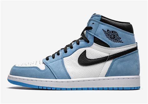 nike jordans blauw